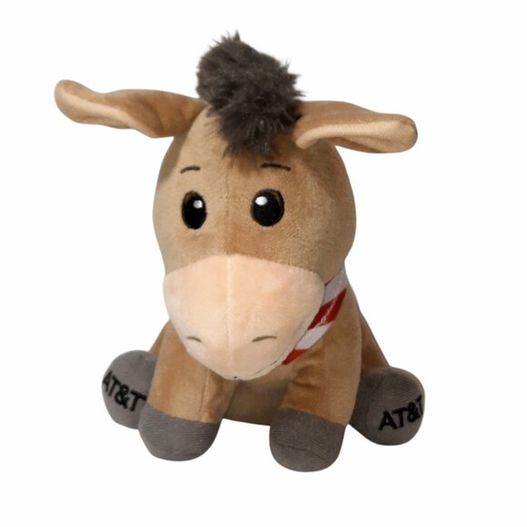 AT&T Milwaukee DNC 2020 Democratic National Convention Flag Donkey Plush Toy 9" - Picture 2 of 6